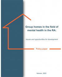 Group homes in the field of mental health in the RA: Issues and opportunities for development